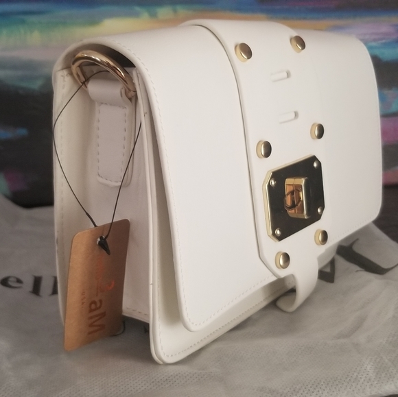 Hello 3AM White Keep Runnin' Mini Crossbody Purse - Picture 4 of 8